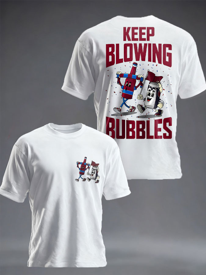 Billy Bonds Merch T-Shirt Keep Blowing Bubbles West Ham United Clothing Gifts For Him