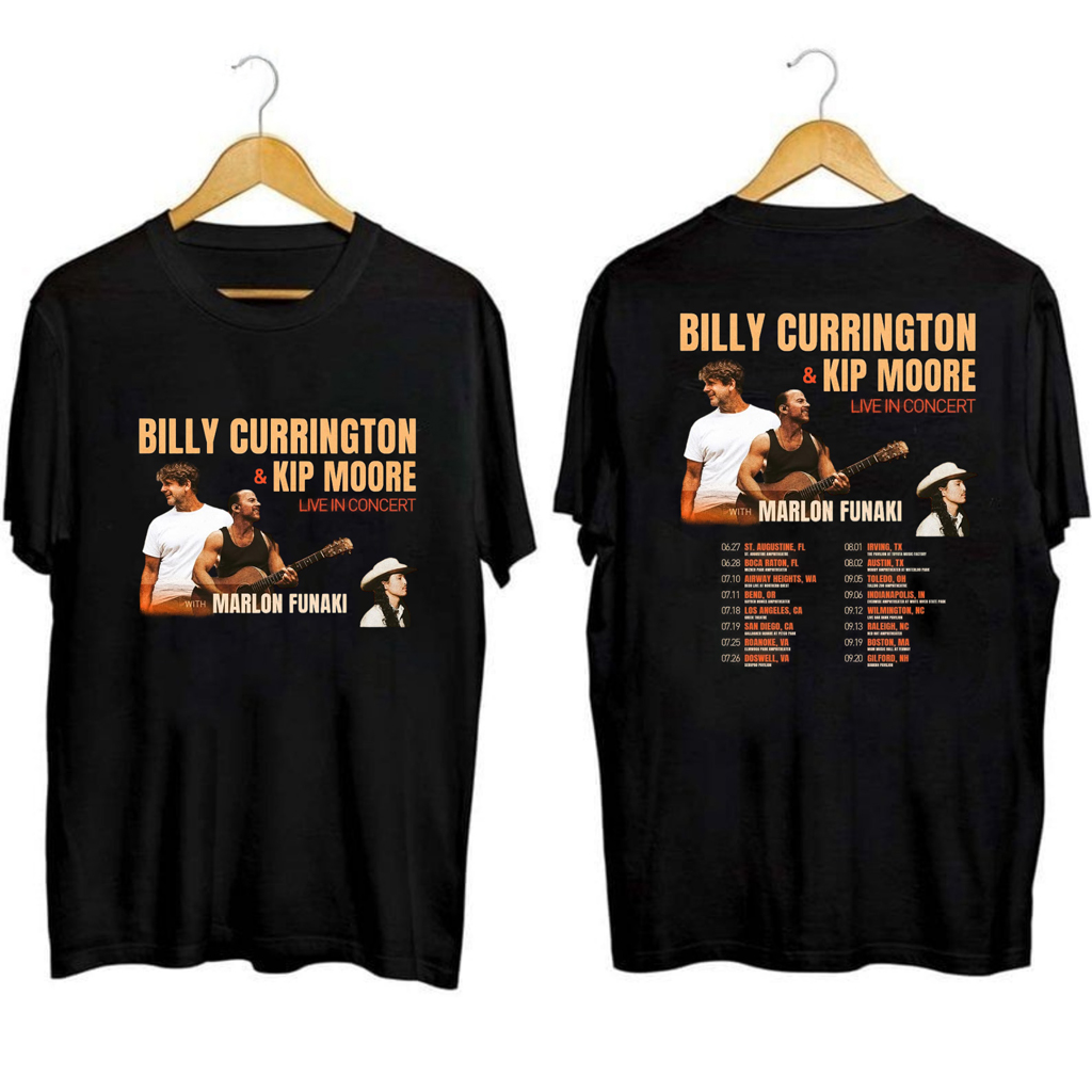 Billy Currington And Kip Moore Tour Shirt Best Gifts For Music Lovers