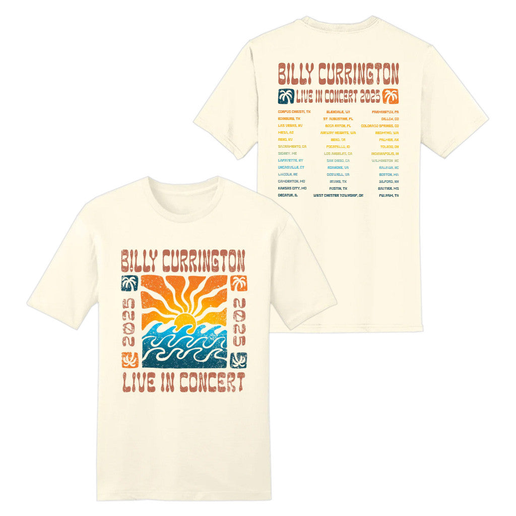 Billy Currington Merch Tour 2025 Billy Currington Gardenia Waves Tour T-Shirt Him Gifts Billy Currington Merch Tour 2025 Billy Currington Gardenia Waves Tour T-Shirt Him Gifts