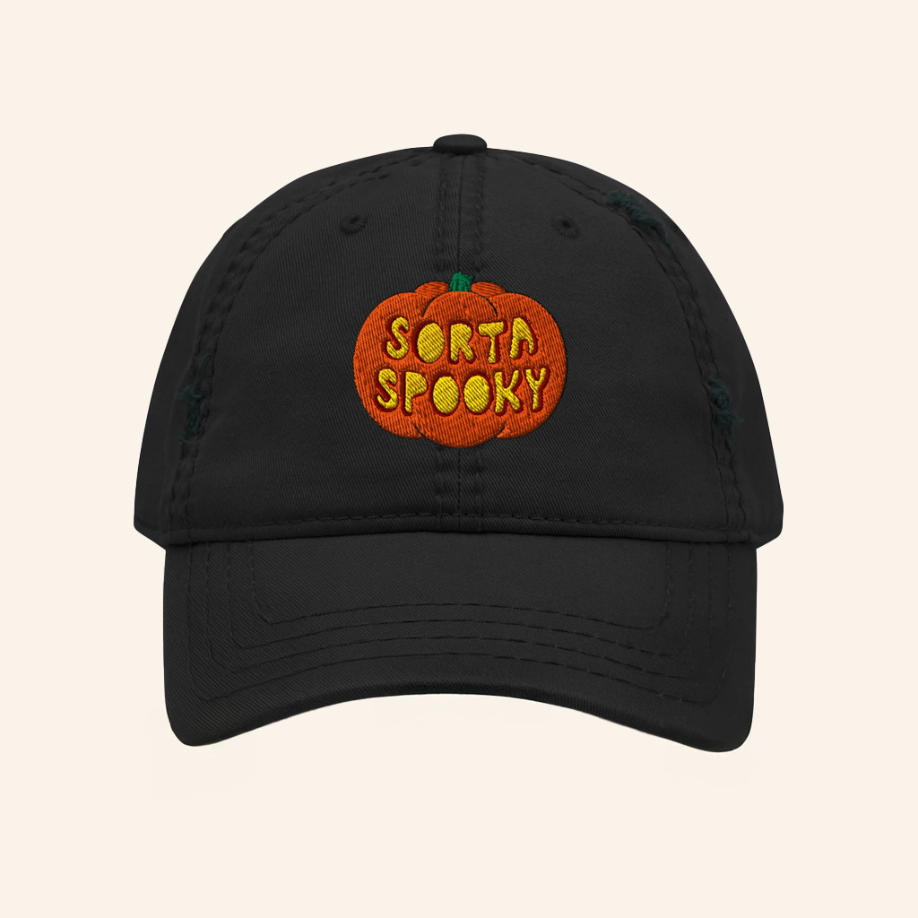 Billy Ends The World Merch Creep It Sorta Spooky Pumpkin Embroidered Hat Husband Gifts Billy Ends The World Merch Creep It Sorta Spooky Pumpkin Embroidered Hat Husband Gifts