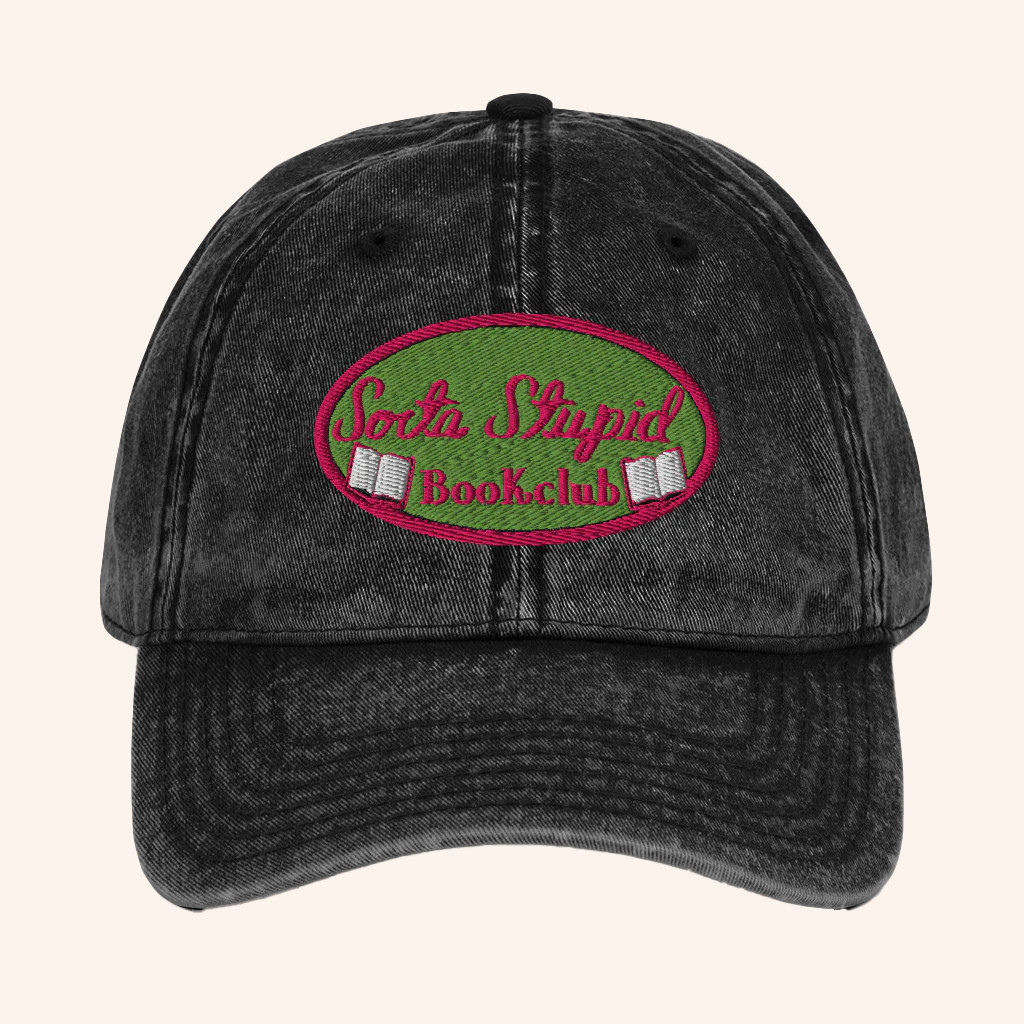 Billy Ends The World Merch Sorta Vintage Sorta Crafty Book Club Hat Embroidered Gifts For Him