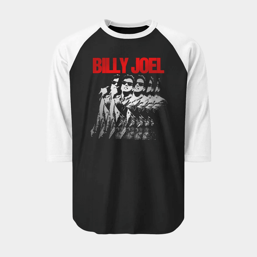 Billy Joel Merch 12 Gardens Raglan Baseball T-Shirt Best Gifts For Music Lovers-1