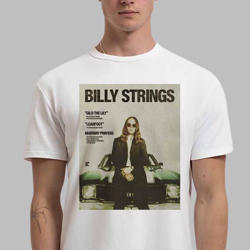 Billy Strings Best Record Of 2024 Gild The Lily Leadfoot And Highway Prayers T-Shirt Billy Strings Merch Fans Gifts