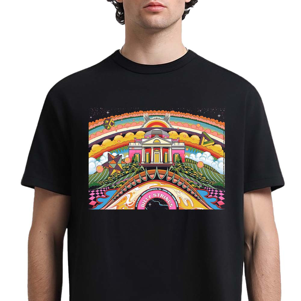 Billy Strings Charlottesville 2026 Gig Poster T-Shirt Billy Strings Charlottesville 2026 Shirt