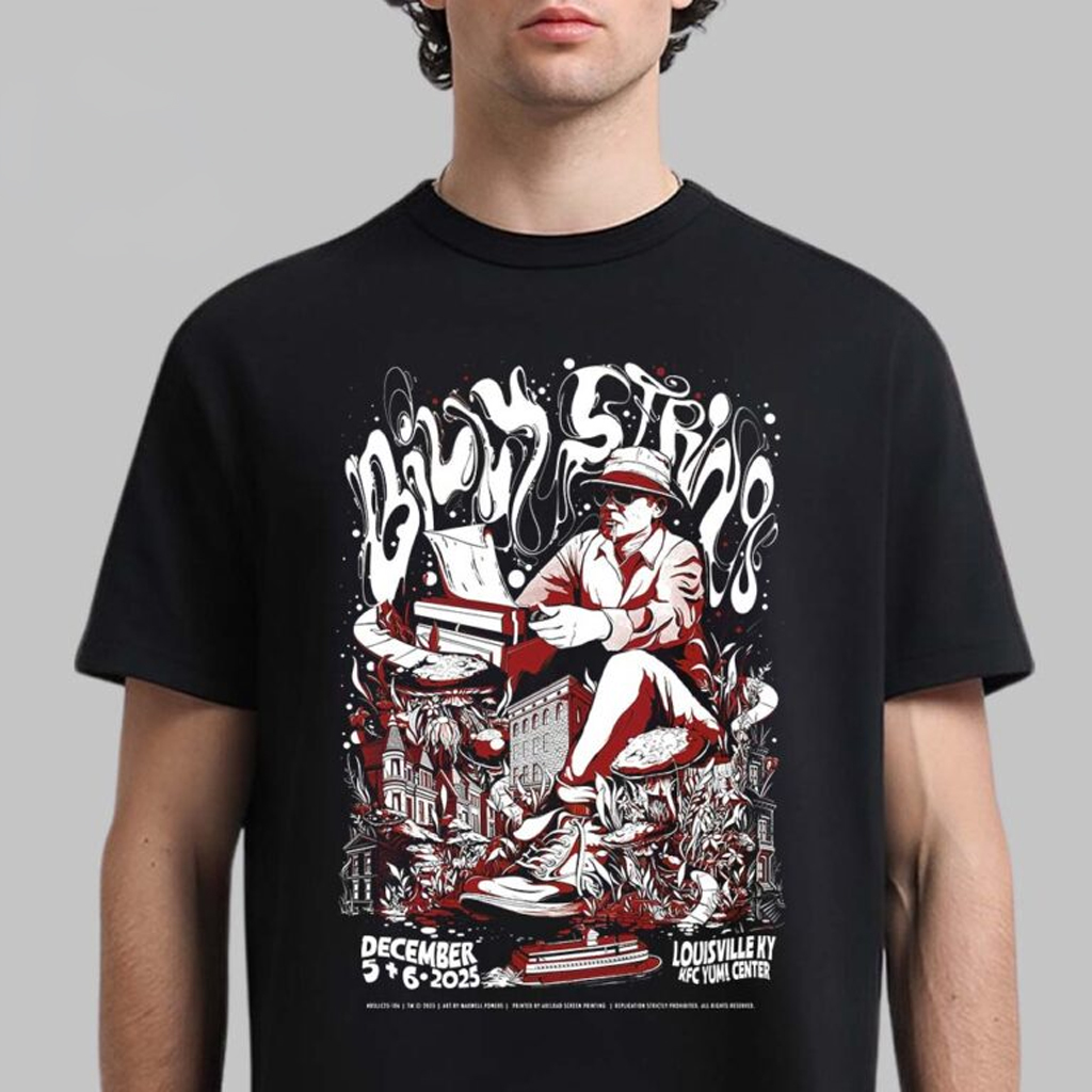 Billy Strings Louisville Kentucky 2025 All Date Poster At KFC Yum Center On December 5 And 6 2025 T-Shirt