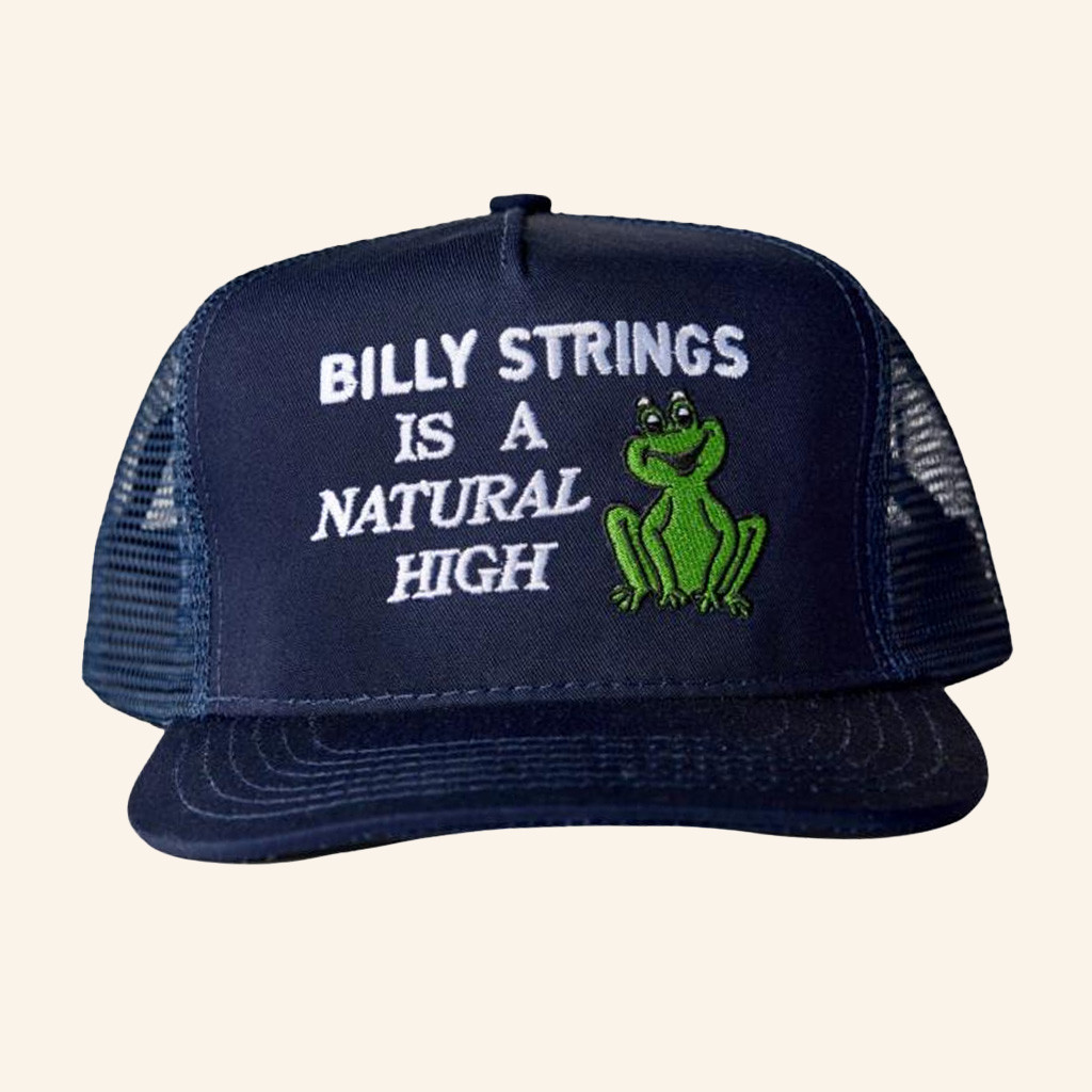 Billy Strings Merch Billy Strings Is A Natural High Trucker Hat Embroidered Gifts For Besties Billy Strings Merch Billy Strings Is A Natural High Trucker Hat Embroidered Gifts For Besties