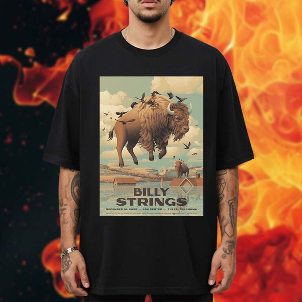 Billy Strings Merch Billy Strings Tulsa Poster 2025 T-Shirt Gift Ideas For Music Lovers Billy Strings Merch Billy Strings Tulsa Poster 2025 T-Shirt Gift Ideas For Music Lovers