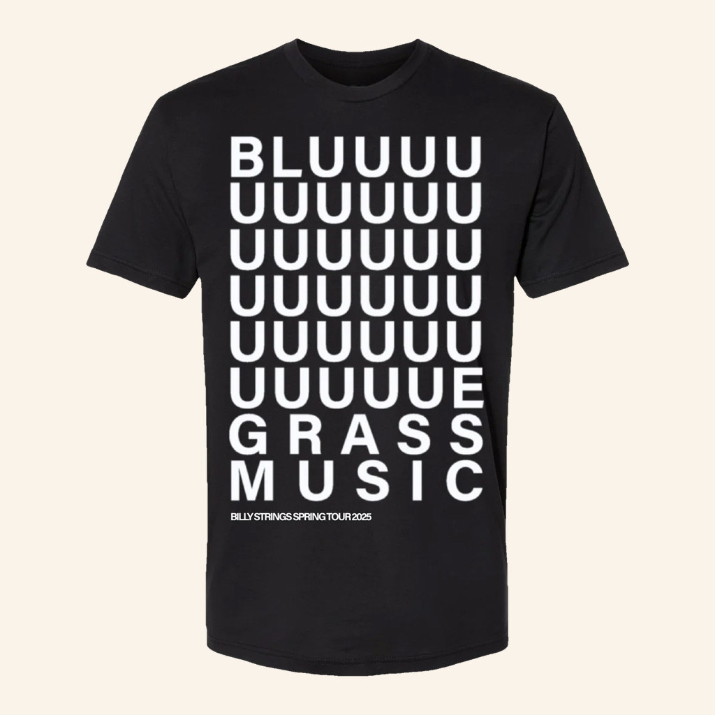 Billy Strings Merch BLUUUUUUUEGRASS Music T-Shirt Gifts For Guitarist Fans