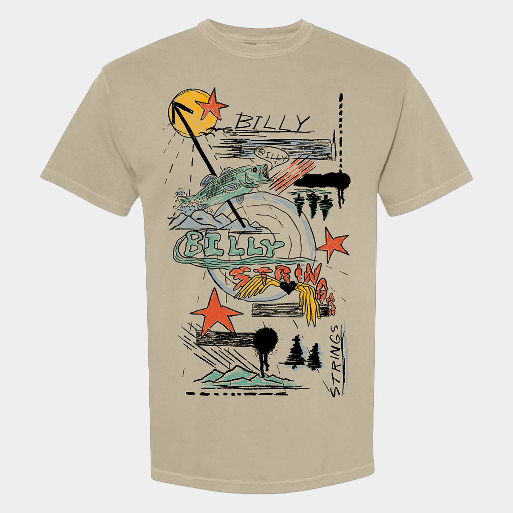 Billy Strings Merch Fishing T-Shirt Billy Strings Shirt Birthday Gifts For Music Lovers Billy Strings Merch Fishing T-Shirt Billy Strings Shirt Birthday Gifts For Music Lovers