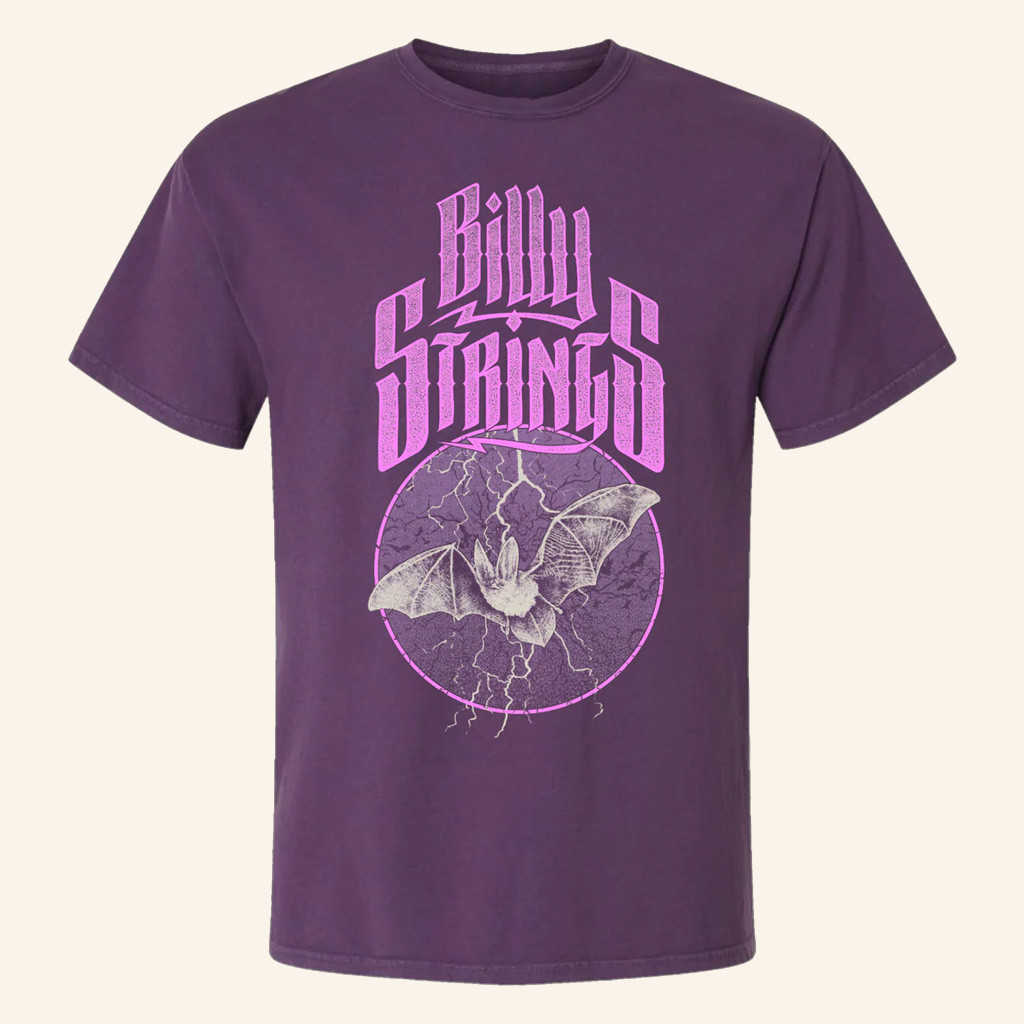 Billy Strings Merch Flying Bat T-Shirt Simon Walker Shirt Gift Ideas For Music Lovers