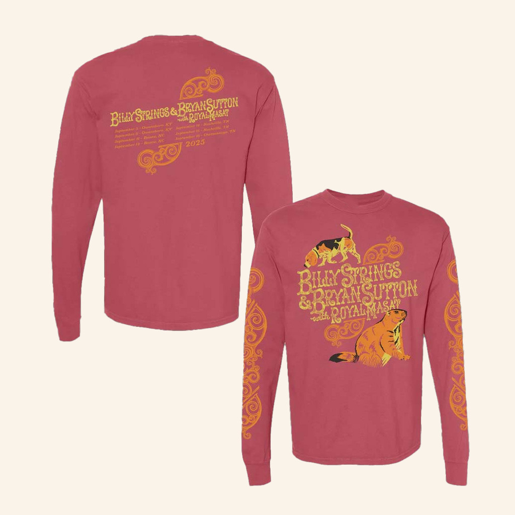 Billy Strings Merch Groundhog With Dates Long Sleeve T-Shirt Gift Ideas For Him Billy Strings Merch Groundhog With Dates Long Sleeve T-Shirt Gift Ideas For Him