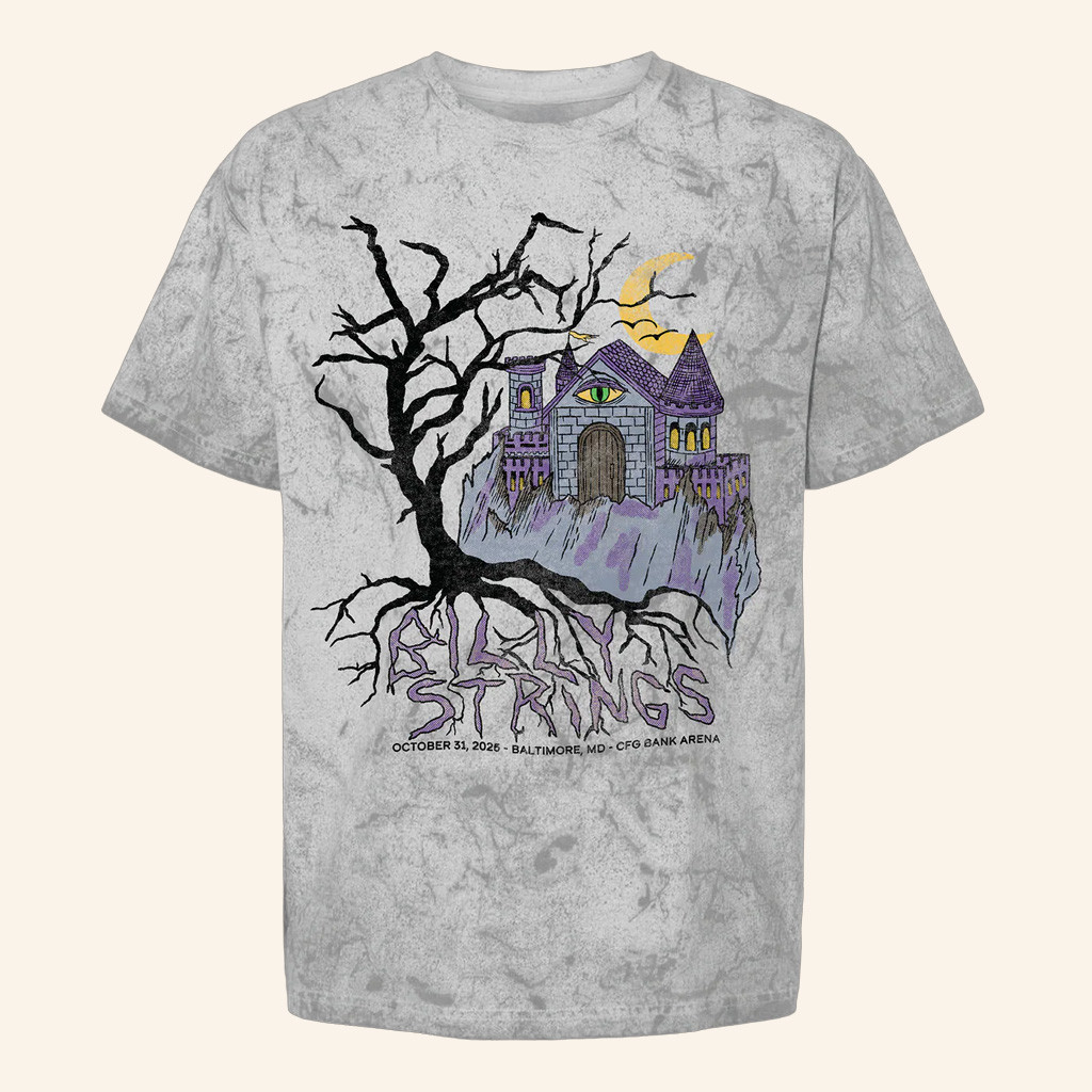 Billy Strings Merch Haunted House T-Shirt Hailey Miller Beiden Shirt Presents For Music Lovers