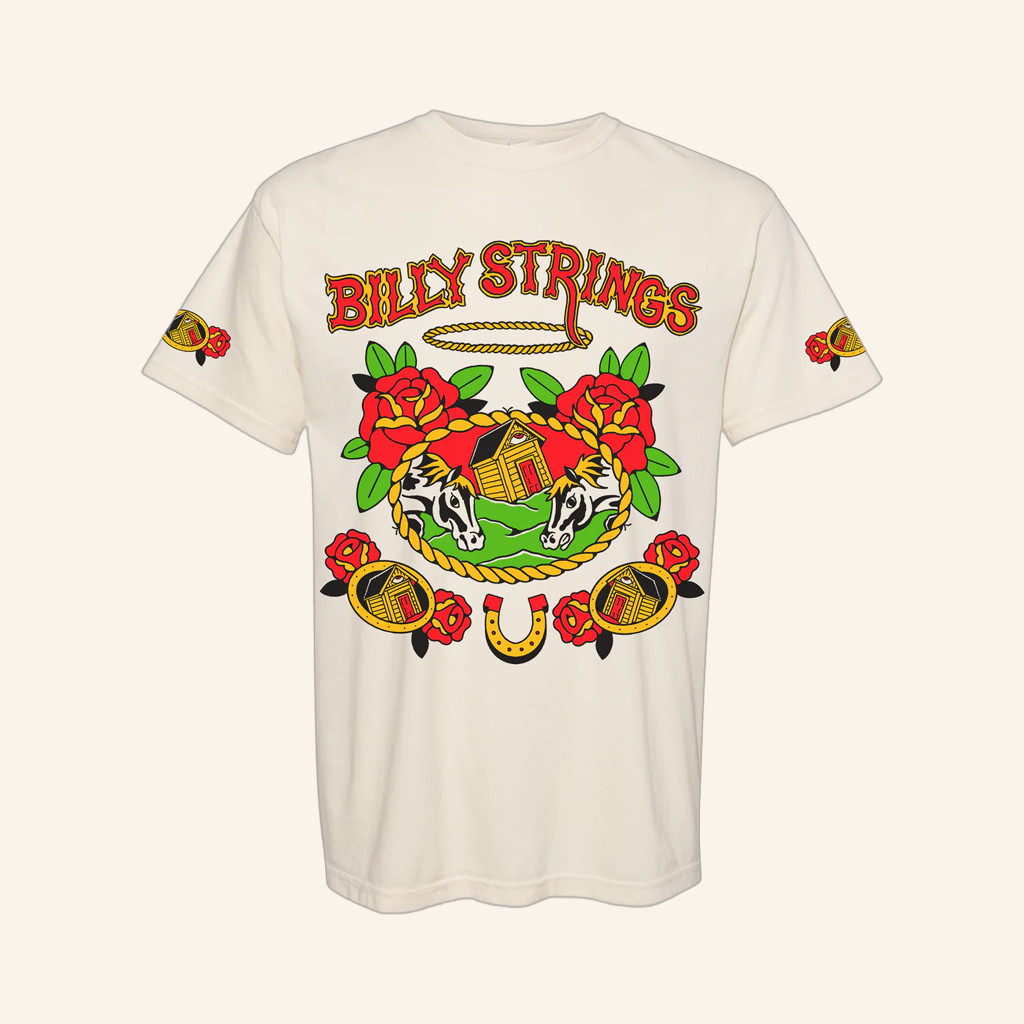 Billy Strings Merch Horses And Houses Ghost Bongo T-Shirt Christmas Gift Ideas For Him Billy Strings Merch Horses And Houses Ghost Bongo T-Shirt Christmas Gift Ideas For Him