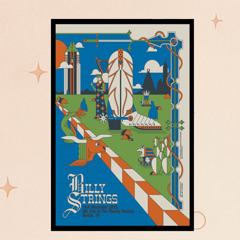 Billy Strings Merch Moody Center Austin TX Dec 14 2025 Tour Poster Home Decor Gifts For Fans Billy Strings Merch Moody Center Austin TX Dec 14 2025 Tour Poster Home Decor Gifts For Fans