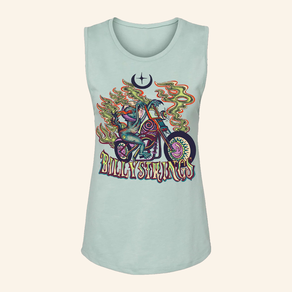 Billy Strings Merch Motorcycle Alien Ladies Tank Jamie Gibson Apparel Gifts For Wife