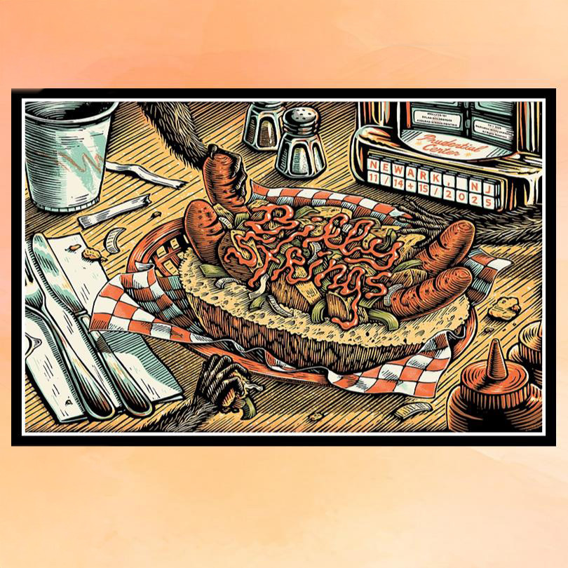 Billy Strings Merch Newark NJ Nov 14 15 2025 Prudential Center Show Poster Home Decor Gifts