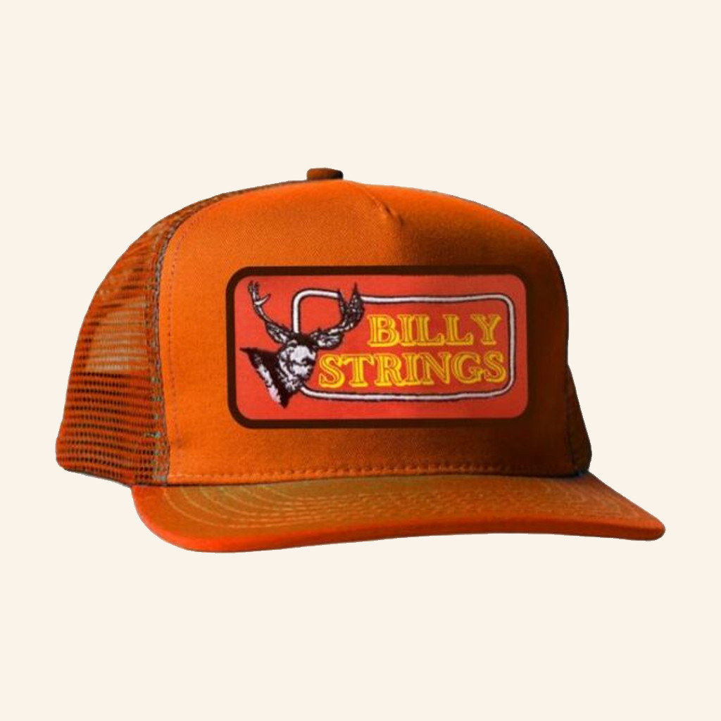 Billy Strings Merch Orange Deer Trucker Hat Imogene Willie Hat Presents For Music Lovers