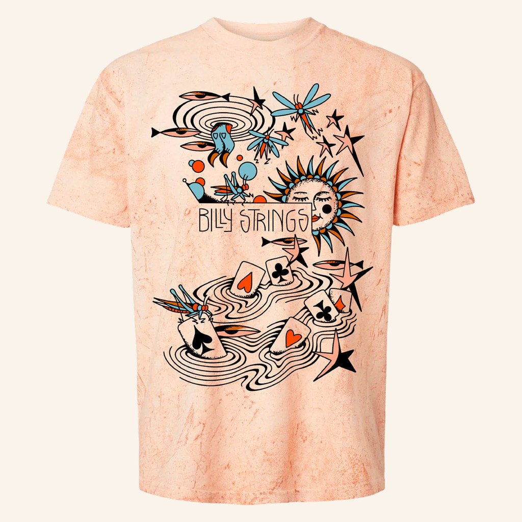 Billy Strings Merch River Of Cards T-Shirt SquishyEyes Shirt Gifts For Sister Billy Strings Merch River Of Cards T-Shirt SquishyEyes Shirt Gifts For Sister