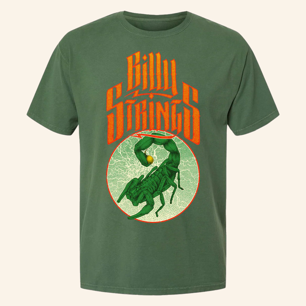 Billy Strings Merch Scorpion T-Shirt Simon Walker Shirt Music Lover Gifts For Him Billy Strings Merch Scorpion T-Shirt Simon Walker Shirt Music Lover Gifts For Him