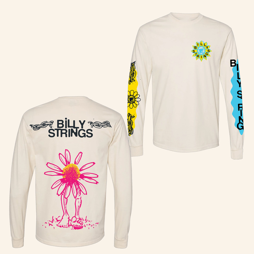Billy Strings Merch Seeing Flower Long Sleeve T-Shirt Christmas Gift Ideas For Her Billy Strings Merch Seeing Flower Long Sleeve T-Shirt Christmas Gift Ideas For Her