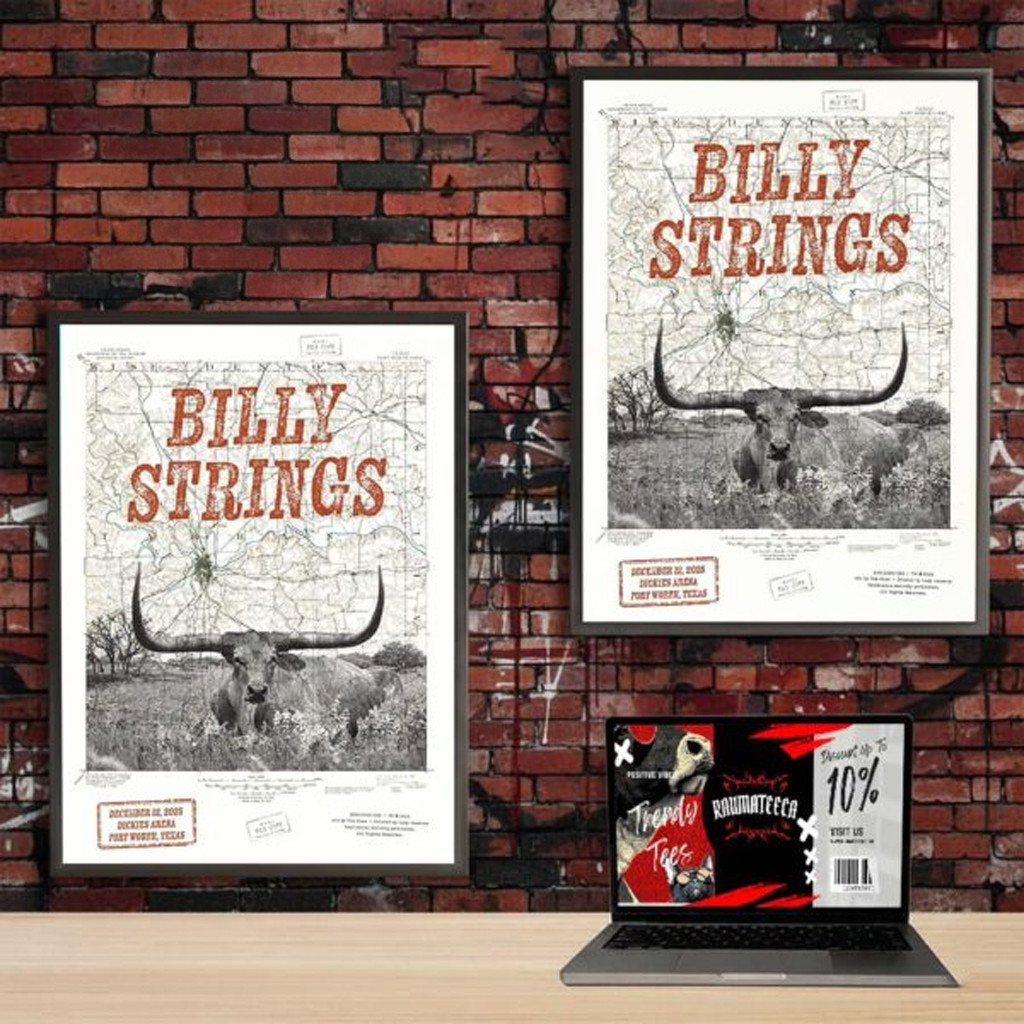 Billy Strings Merch Show At Dickies Arena In Fort Worth Texas On December 12 2025 Poster Gifts Billy Strings Merch Show At Dickies Arena In Fort Worth Texas On December 12 2025 Poster Gifts