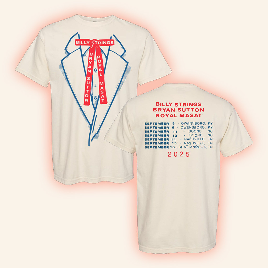 Billy Strings Merch Suit With Dates Champagne Rodman T-Shirt Gifts For Besties