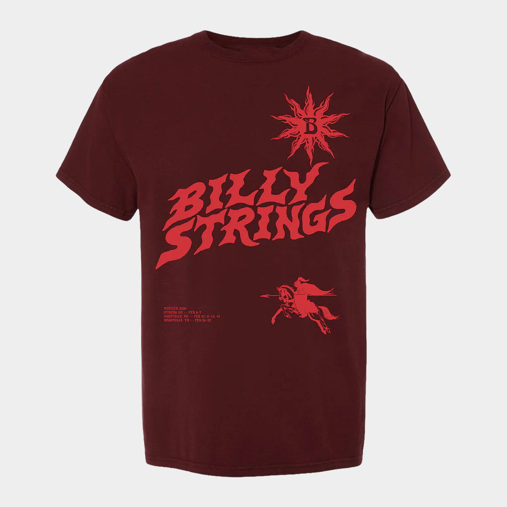 Billy Strings Merch Sun Knight T-Shirt Billy Strings T-Shirt Gifts For Dudes