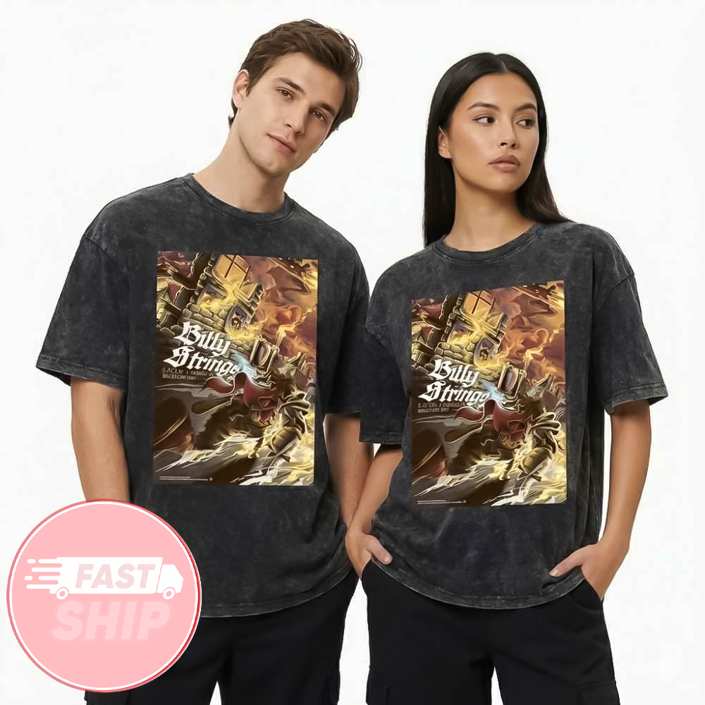 Billy Strings Winter Tour 2026 At Bridgestone Arena Nashville February 20 2026 Single Event Washed T-Shirt