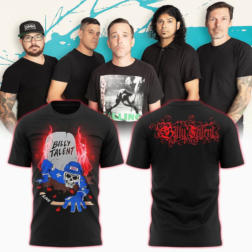 Billy Talent Quebec Canada Tour 2025 Limited Edition T-Shirt Gift Ideas For Husband