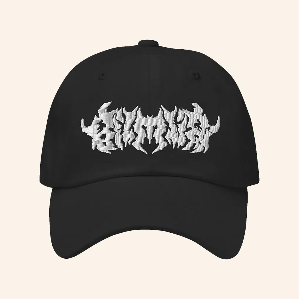 Bilmuri Merch Deathcore Embroidered Hat Black Bilmuri Cap Gifts For Him