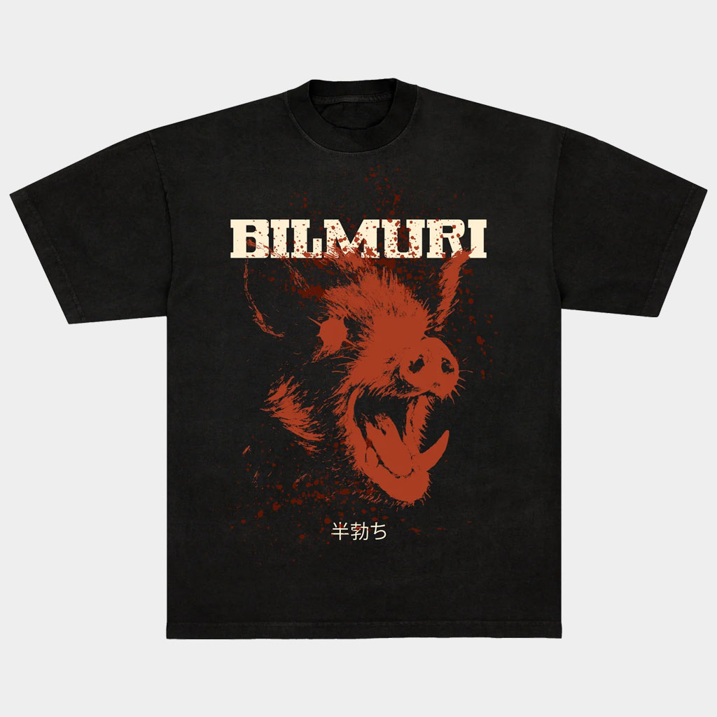 Bilmuri Merch Kinda Hard Hog Splatter T-Shirt Bilmuri Apparel Birthday Gift For Him