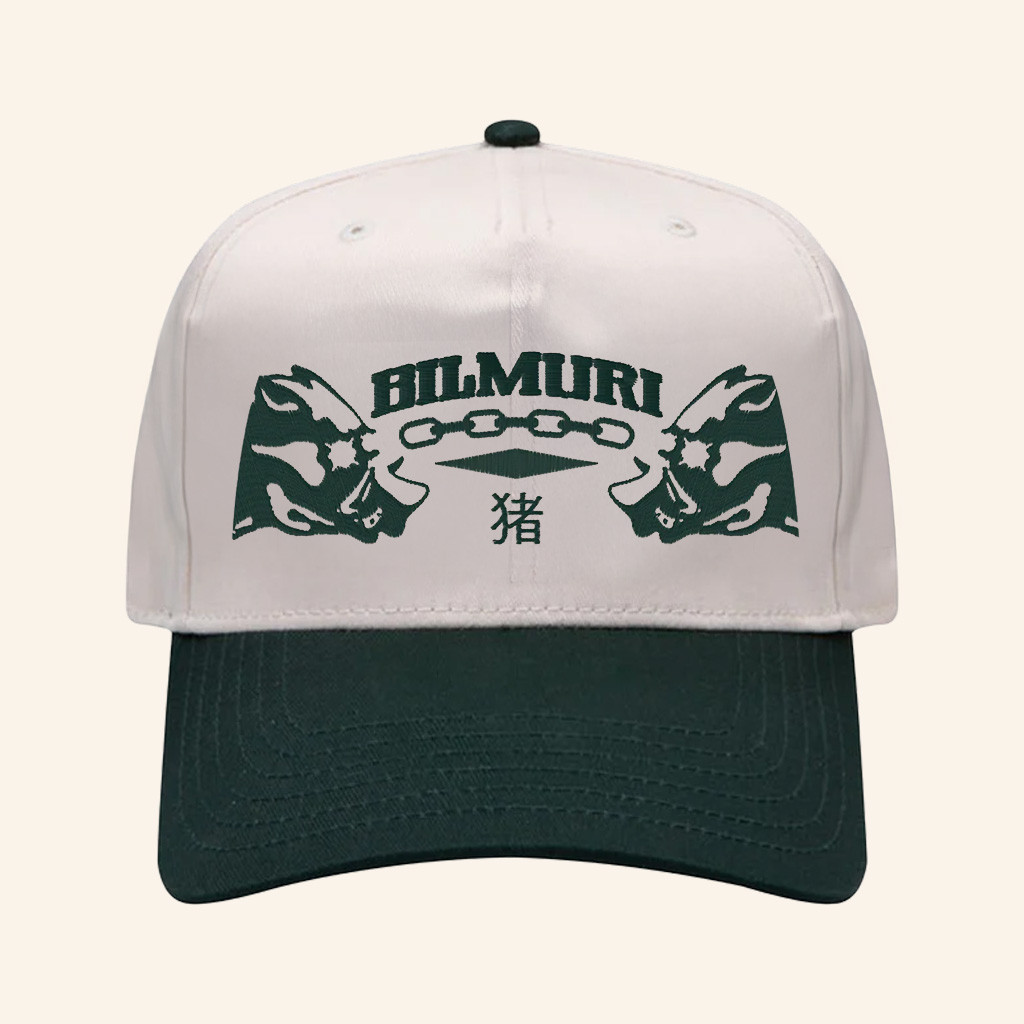 Bilmuri Merch Retro Hogs Hat Embroidered Bilmuri Hat Christmas Presents For Brother