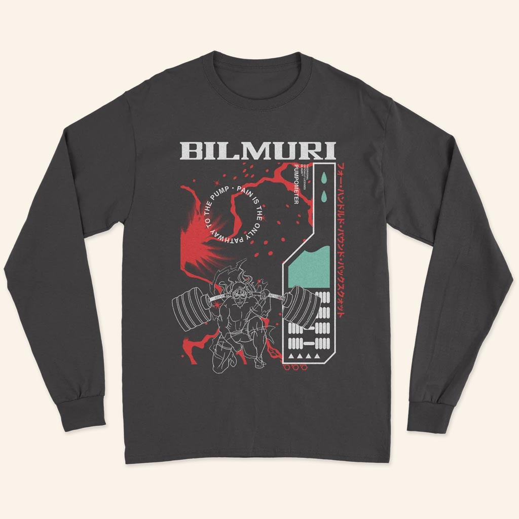 Bilmuri Merch Squatometer Long Sleeve T-Shirt Bilmuri Shirt Best Gifts For Dad