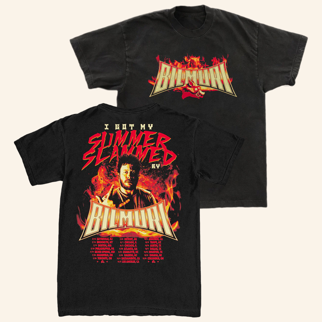 Bilmuri Merch Summer Slammer Tour T-Shirt Music Related Gifts For Guys