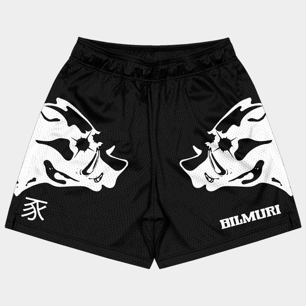 Bilmuri Merch Two Hogs Mesh Shorts Bilmuri Clothing Birthday Gift For Son