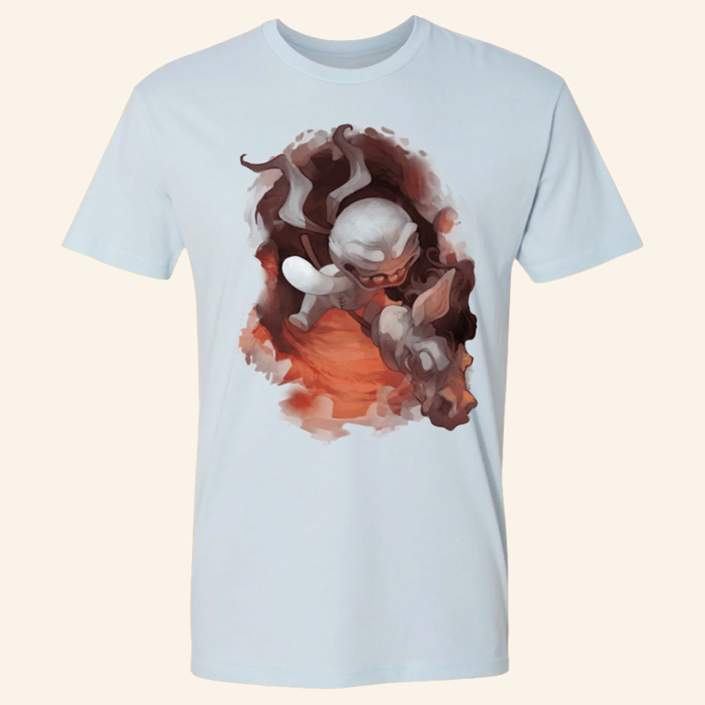 Binding Of Isaac Merch Four Souls Conquest Card Art T-Shirt Gifts For Game Lovers