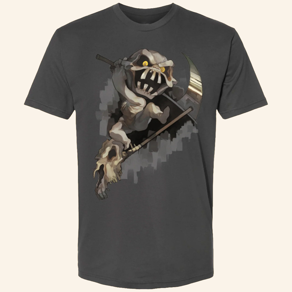 Binding Of Isaac Merch Four Souls Death Card Art T-Shirt Gifts For Brothers