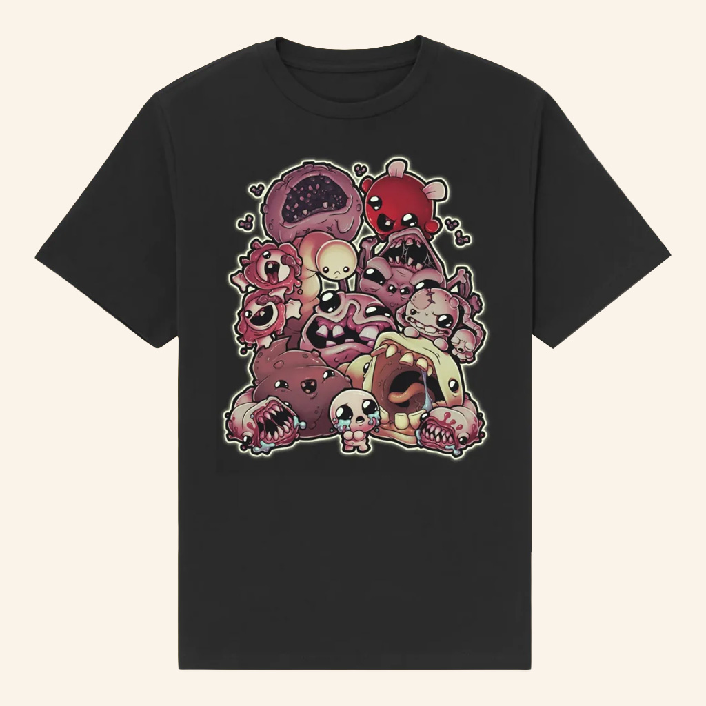 Binding Of Isaac Merch The Basement T-Shirt Best Gifts For Brothers
