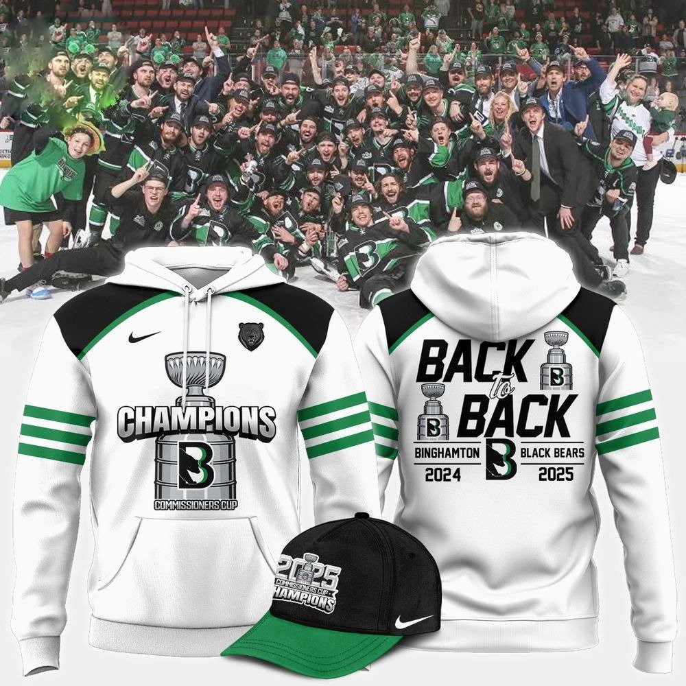 Binghamton Black Bears Commissioner's Cup 2025 Best Gifts For Hockey Lovers