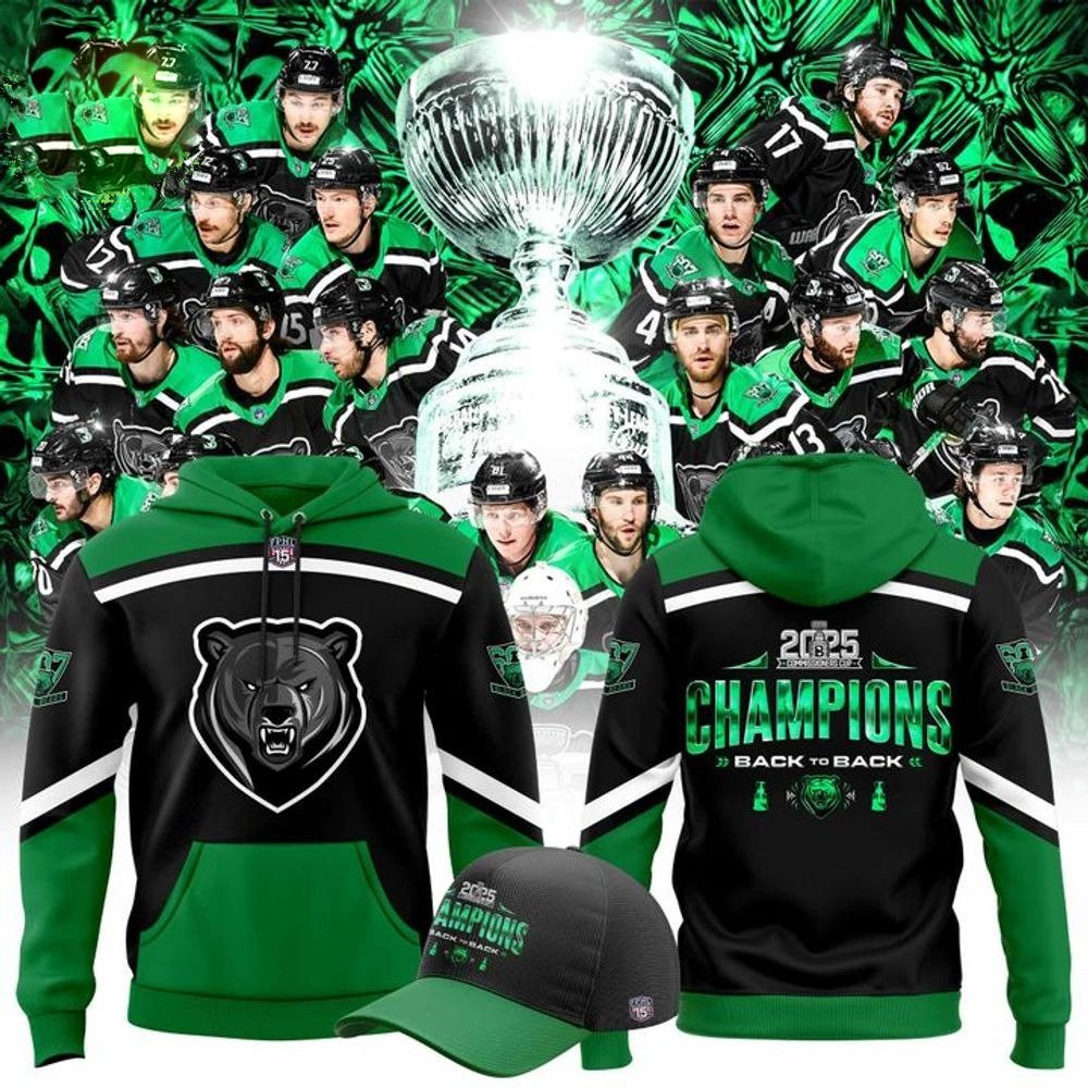 Binghamton Black Bears Commissioner's Cup Champions Hoodie 2025 Unique Gifts For Hockey Lovers