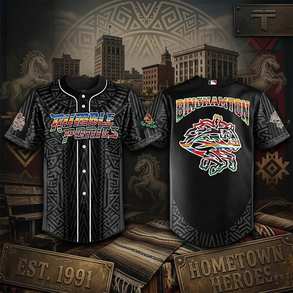 Binghamton Rumble Ponies Mexican Heritage Night Baseball Jersey 2026 Baseball Merch Fan Gear