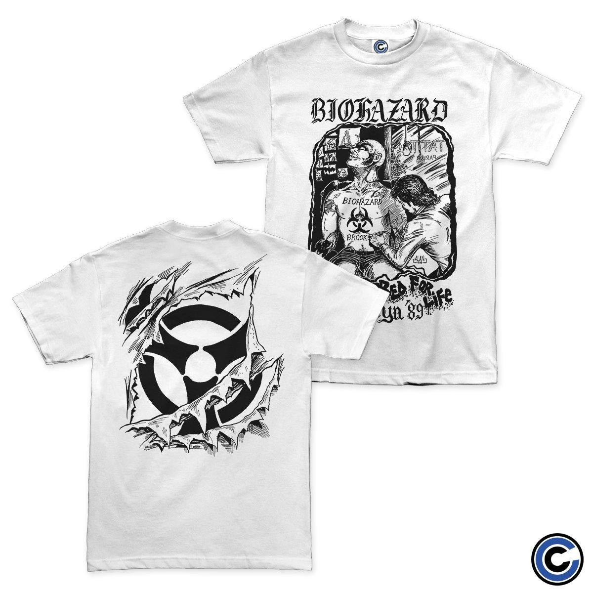 Biohazard Merch Scarred For Life Shirt Biohazard Shirt
