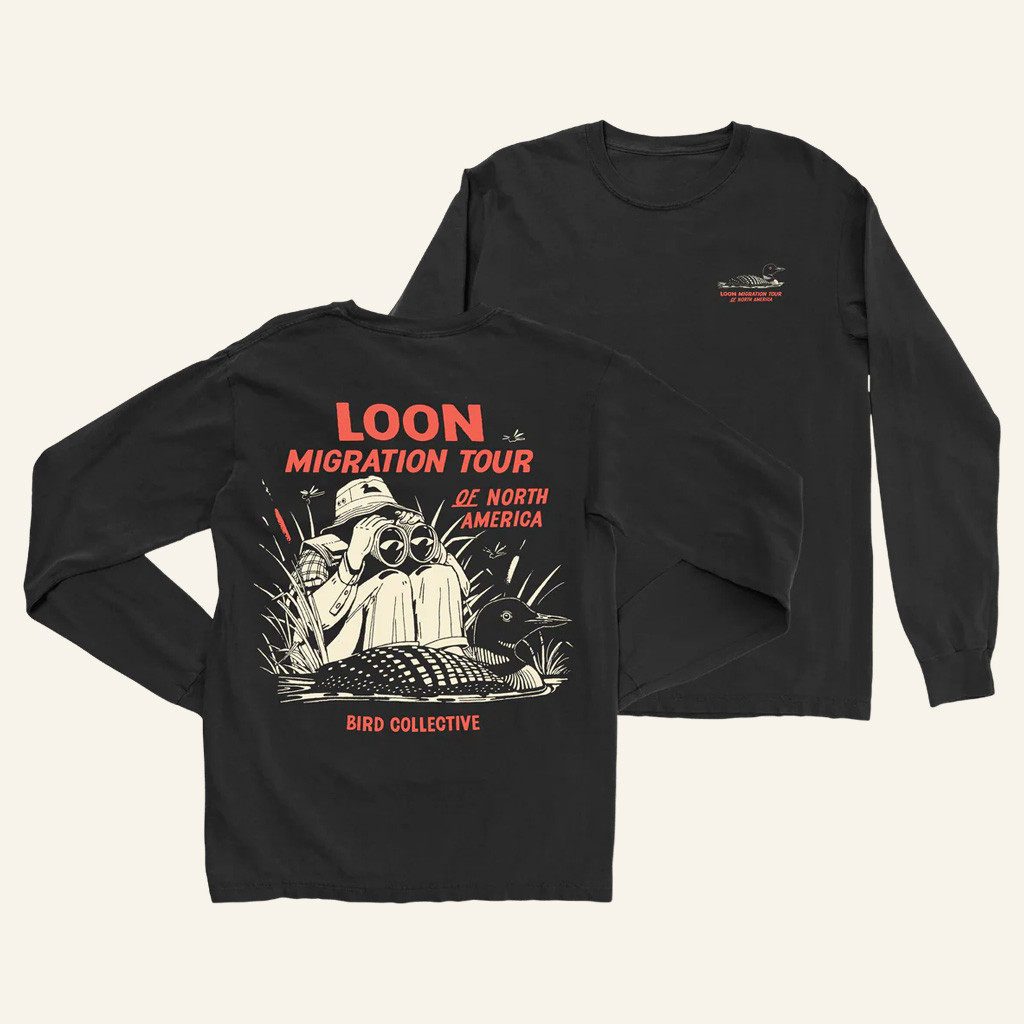 Bird Collective Merch Loon Migration Tour Long Sleeve Shirt Xmas Gift Ideas For Men