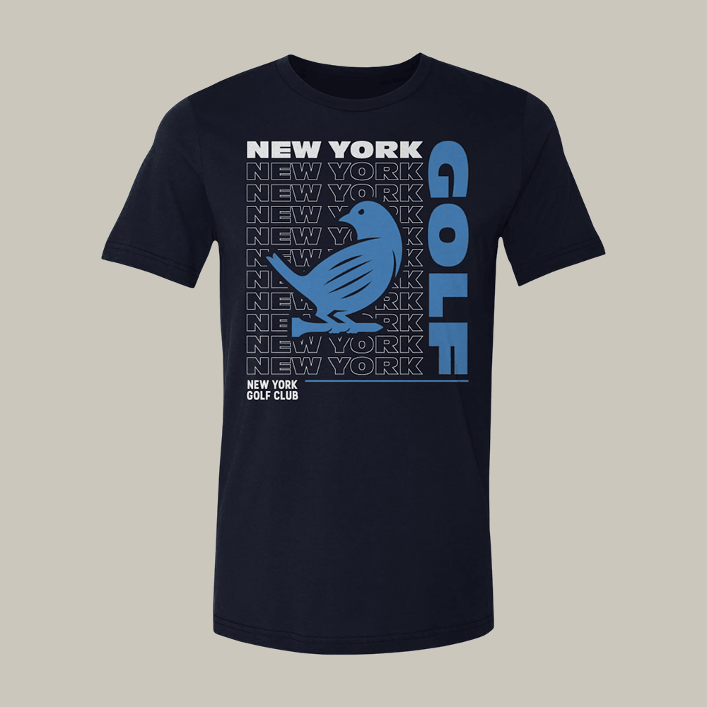 Bird New York Golf Club T-Shirt Sport Themed TGL Golf Clothes Gift For Boyfriend