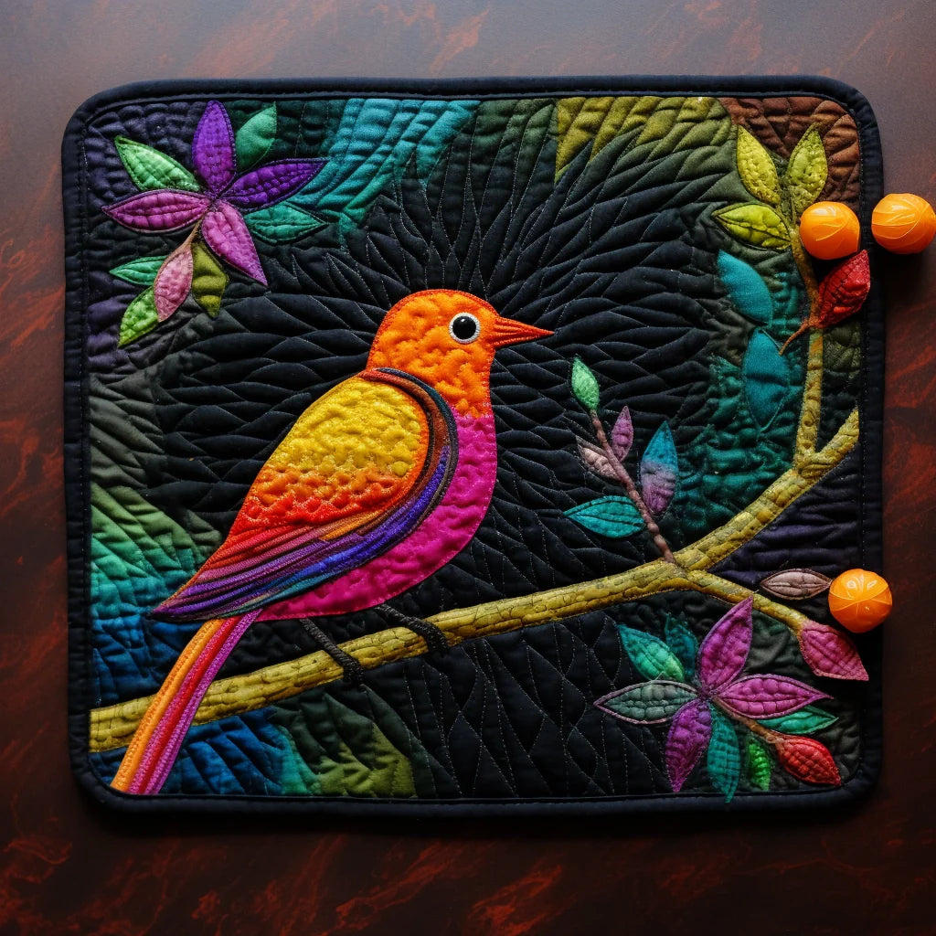 Bird Quilted Placemat Cute Elegant Placemats Cool Gifts For Bird Lovers