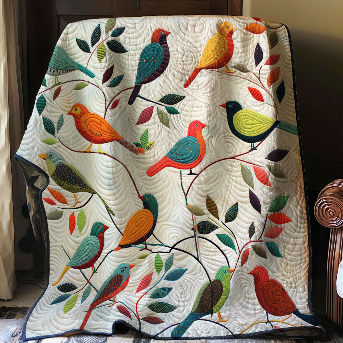 Birds Quilt Blanket Christmas Throws Good Family Christmas Presents
