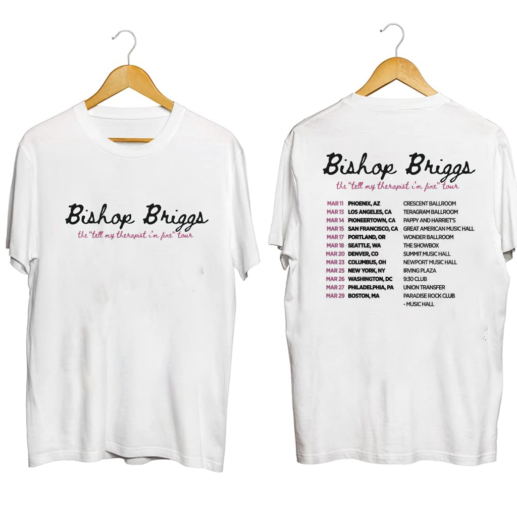 Bishop Briggs Tour 2025 Shirt Bishop Briggs Merch Best Gifts For Music Lovers