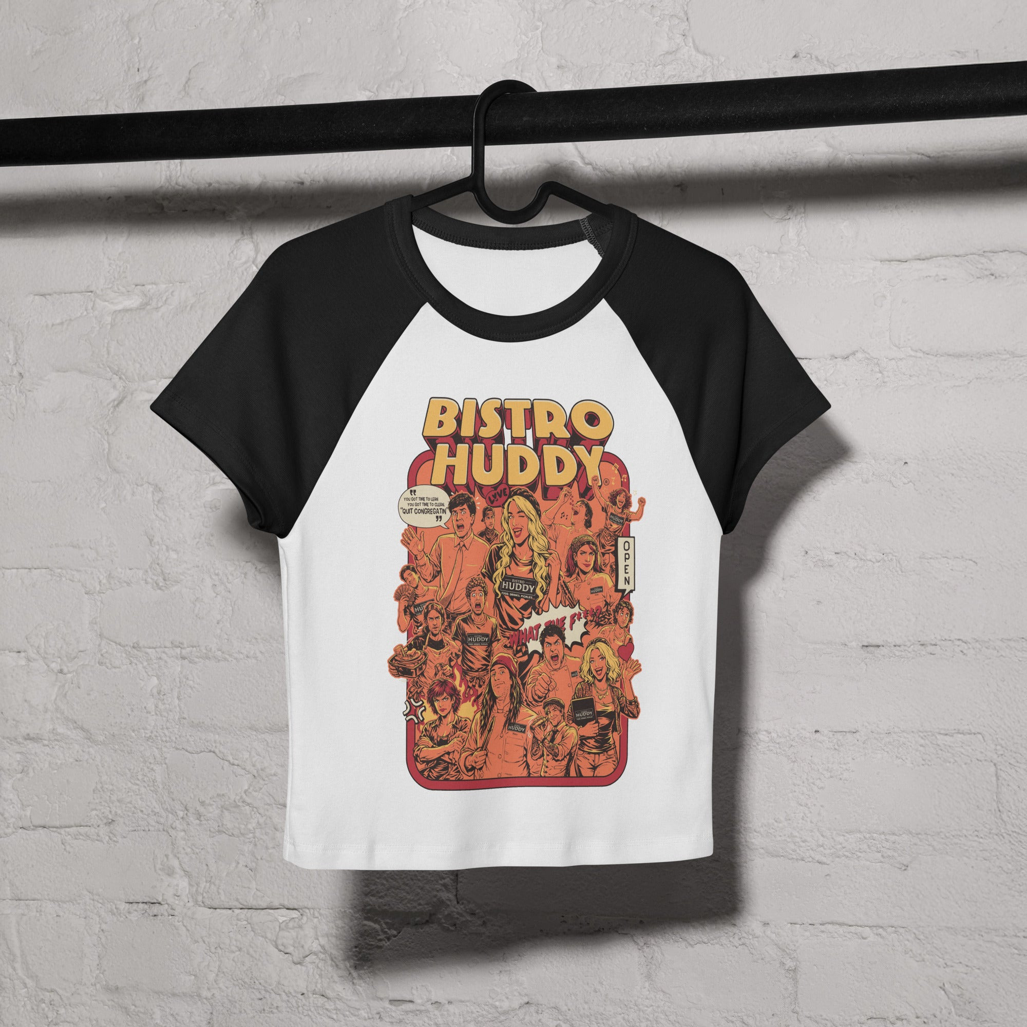 Bistro Huddy Full Staff Baby Tee Bistro Huddy Merch Cool Gift For Huge Fans