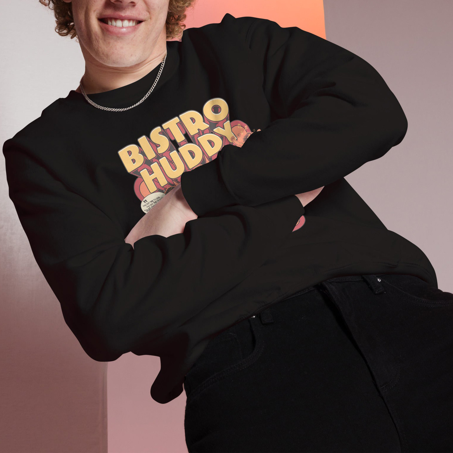 Bistro Huddy Full Staff Bistro Huddy Sweatshirt Restaurant Comedy Merch Bistro Huddy Fan Gift