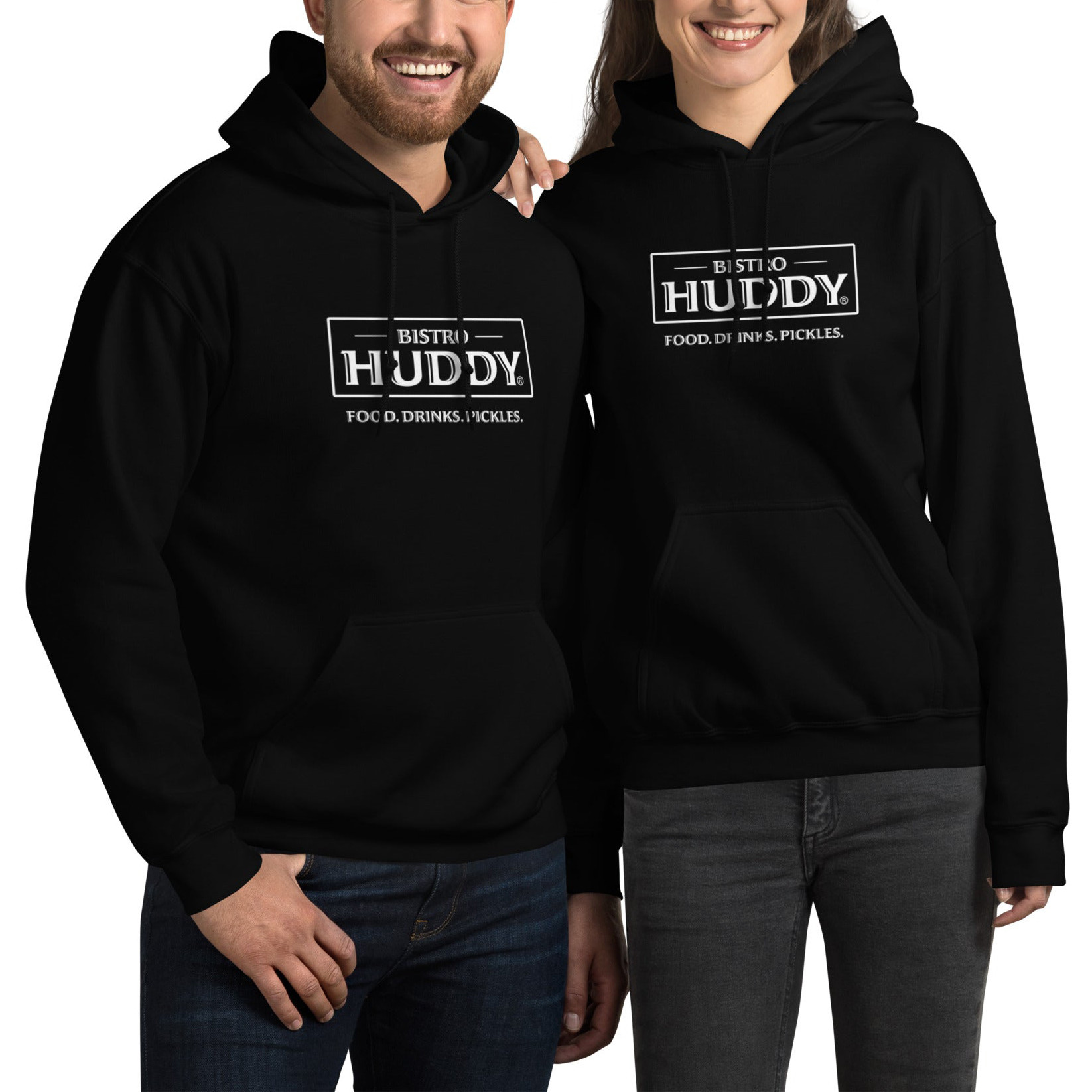 Bistro Huddy Logo Graphic Hoodie Bistro Huddy Hooded Sweatshirt Best Fan Gift